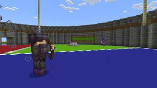 Screenshot of the Minecraft Bedrock Marketplace product Lucky Block Race! created by BDcraft.