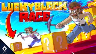 Thumbnail of the Minecraft Bedrock Marketplace product Lucky Block Race! created by BDcraft.