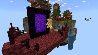 Screenshot of the Minecraft Bedrock Marketplace product One Block Lucky Block created by BDcraft.