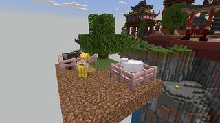 Screenshot of the Minecraft Bedrock Marketplace product One Block Lucky Block created by BDcraft.