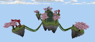 Panorama of the Minecraft Bedrock Marketplace product One Block created by BDcraft.