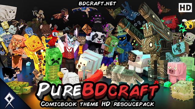 Thumbnail of the Minecraft Bedrock Marketplace product PureBDcraft created by BDcraft.