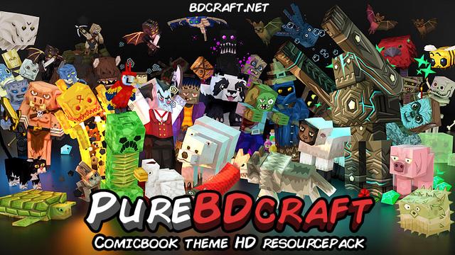 Thumbnail of the Minecraft Bedrock Marketplace product PureBDcraft created by BDcraft.