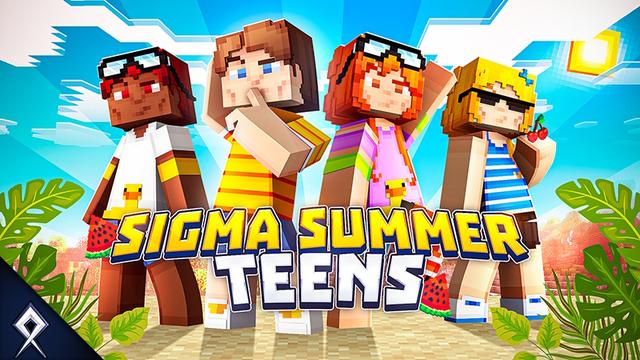 Thumbnail of the Minecraft Bedrock Marketplace product Sigma Summer Teens created by BDcraft.