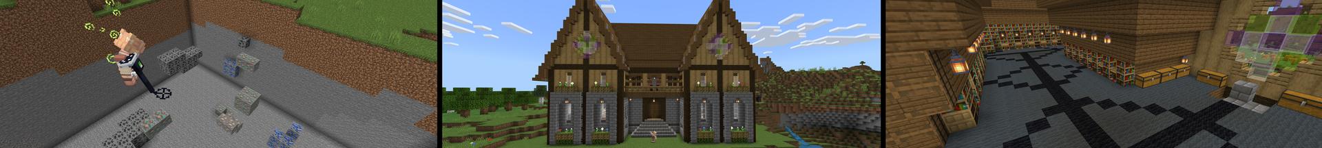 Panorama of the Minecraft Bedrock Marketplace product X-RAY created by BDcraft.