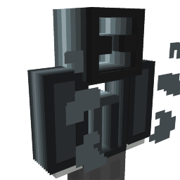 Thumbnail of the Minecraft Bedrock Marketplace product Black & White Mirror Suit created by Bedrock Productions.