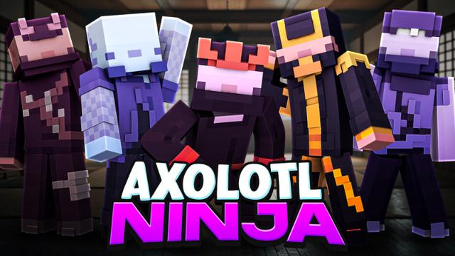 Thumbnail of the Minecraft Bedrock Marketplace product Axolotl Ninja created by Big Dye Gaming.