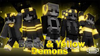 Thumbnail of the Minecraft Bedrock Marketplace product Black & Yellow Demons created by Big Dye Gaming.