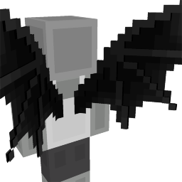Thumbnail of the Minecraft Bedrock Marketplace product Black Dragon Wings created by Big Dye Gaming.
