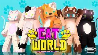 Thumbnail of the Minecraft Bedrock Marketplace product Cat World created by Big Dye Gaming.