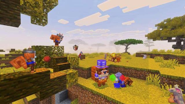 Screenshot of the Minecraft Bedrock Marketplace product Forestree Custom Tree Pack created by Big Dye Gaming.