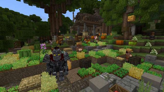 Screenshot of the Minecraft Bedrock Marketplace product Forge Medieval Fantasy created by Big Dye Gaming.