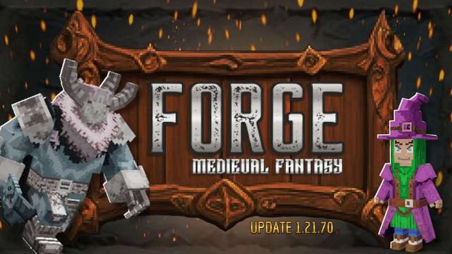 Thumbnail of the Minecraft Bedrock Marketplace product Forge Medieval Fantasy created by Big Dye Gaming.