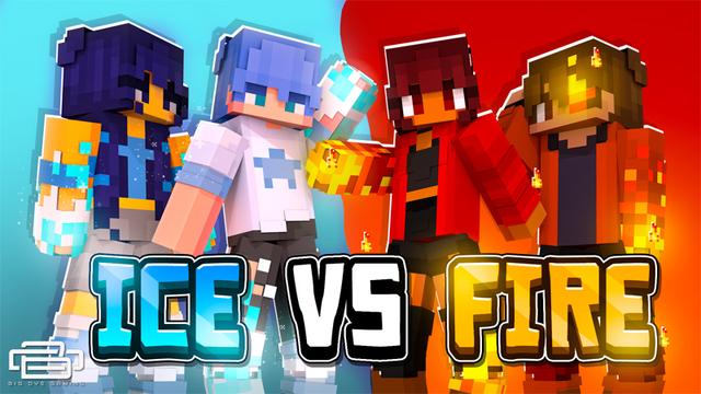 Thumbnail of the Minecraft Bedrock Marketplace product Ice VS Fire created by Big Dye Gaming.