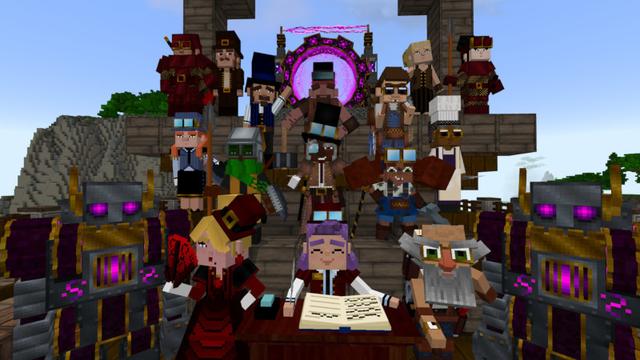 Screenshot of the Minecraft Bedrock Marketplace product Magical Moving House Adventure created by Big Dye Gaming.