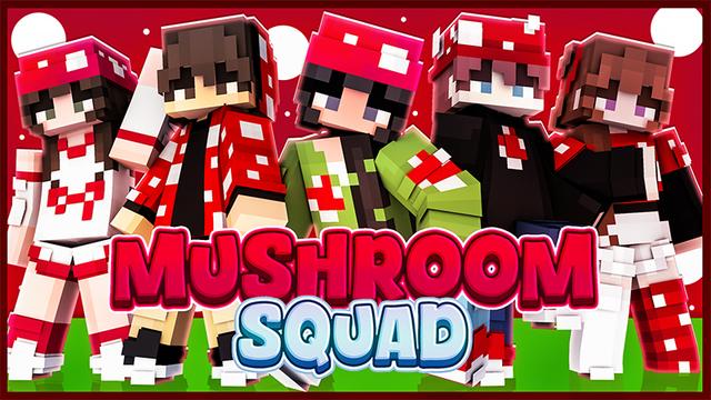 Thumbnail of the Minecraft Bedrock Marketplace product Mushroom Squad created by Big Dye Gaming.