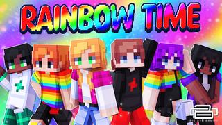 Thumbnail of the Minecraft Bedrock Marketplace product Rainbow Time created by Big Dye Gaming.