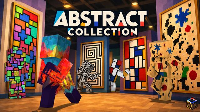 Thumbnail of the Minecraft Bedrock Marketplace product Abstract Collection created by Black Arts Studios.