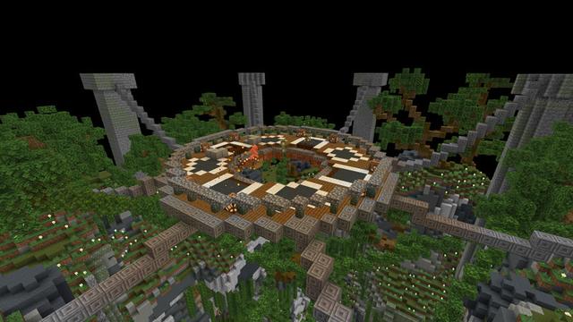 Screenshot of the Minecraft Bedrock Marketplace product Biomes Explosion created by Black Arts Studios.