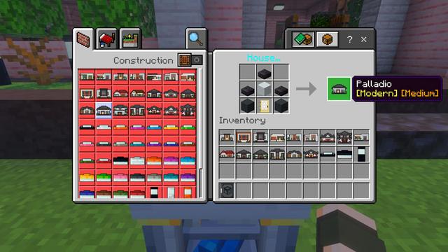 Screenshot of the Minecraft Bedrock Marketplace product Craftable Houses created by Black Arts Studios.