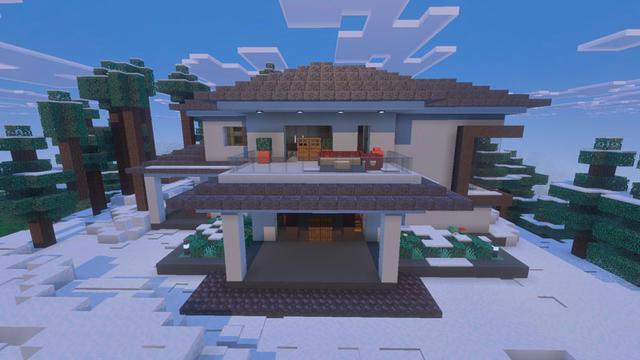 Screenshot of the Minecraft Bedrock Marketplace product Craftable Houses created by Black Arts Studios.