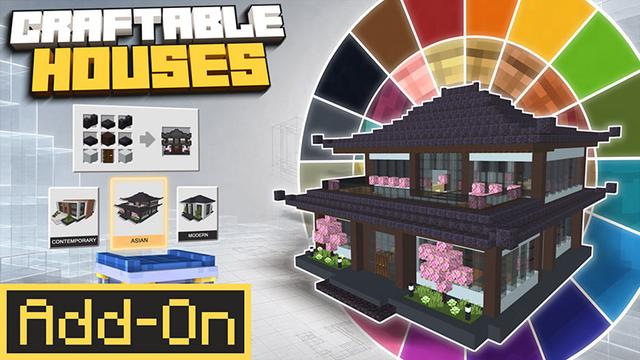 Thumbnail of the Minecraft Bedrock Marketplace product Casas que se pueden construir created by Black Arts Studios.