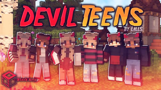 Thumbnail of the Minecraft Bedrock Marketplace product Devil Teens created by Black Arts Studios.