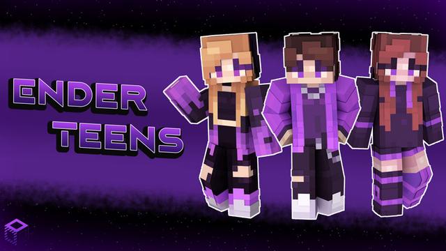 Thumbnail of the Minecraft Bedrock Marketplace product Ender Teens created by Black Arts Studios.