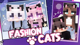 Thumbnail of the Minecraft Bedrock Marketplace product Fashion Cats created by Black Arts Studios.