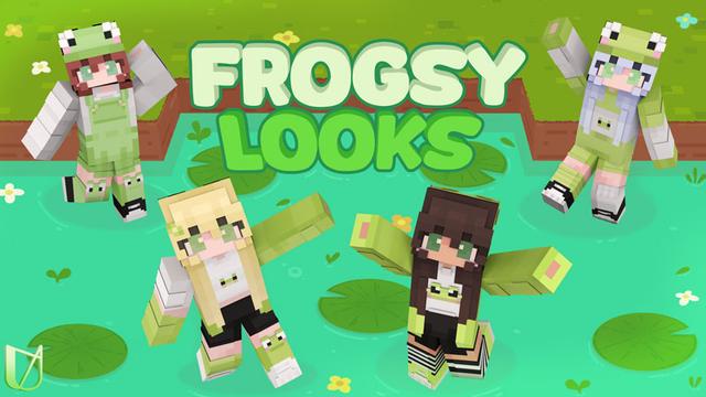 Thumbnail of the Minecraft Bedrock Marketplace product Frogsy Looks created by Black Arts Studios.