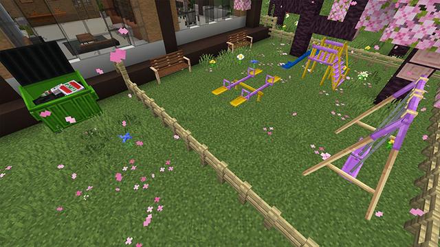 Screenshot of the Minecraft Bedrock Marketplace product Furniture Expansion created by Black Arts Studios.