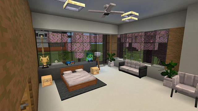 Screenshot of the Minecraft Bedrock Marketplace product Furniture Expansion created by Black Arts Studios.