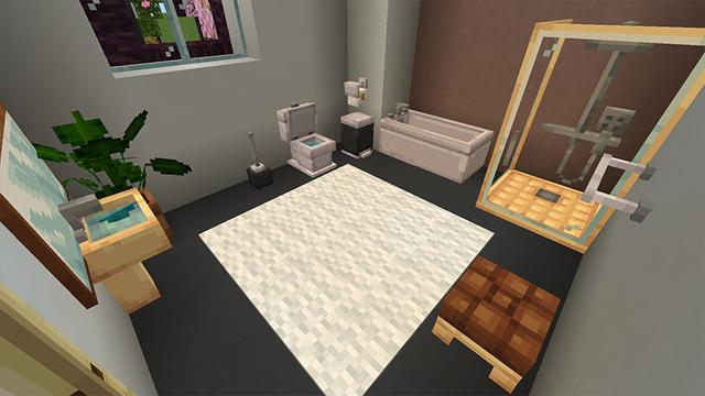 Screenshot of the Minecraft Bedrock Marketplace product Furniture Expansion created by Black Arts Studios.