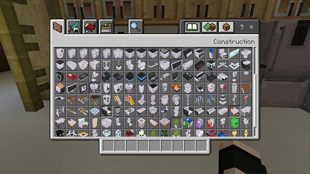 Screenshot of the Minecraft Bedrock Marketplace product Furniture Expansion created by Black Arts Studios.