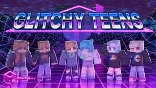 Thumbnail of the Minecraft Bedrock Marketplace product Glitchy Teens created by Black Arts Studios.