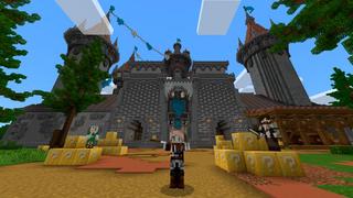 Screenshot of the Minecraft Bedrock Marketplace product Kingdom Lucky Block created by Black Arts Studios.