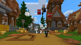 Screenshot of the Minecraft Bedrock Marketplace product Kingdom Lucky Block created by Black Arts Studios.