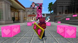 Screenshot of the Minecraft Bedrock Marketplace product Lucky Valentine created by Black Arts Studios.