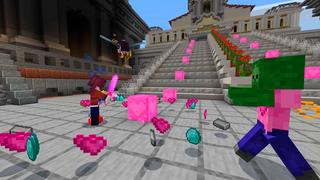 Screenshot of the Minecraft Bedrock Marketplace product Lucky Valentine created by Black Arts Studios.
