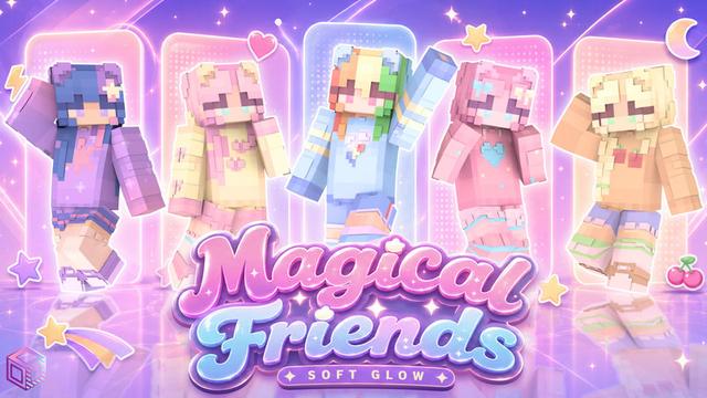 Thumbnail of the Minecraft Bedrock Marketplace product Magical Friends Soft Glow created by Black Arts Studios.