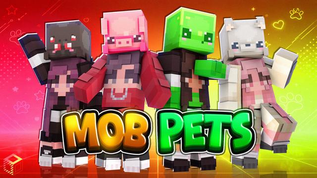 Thumbnail of the Minecraft Bedrock Marketplace product Mobs Pets created by Black Arts Studios.