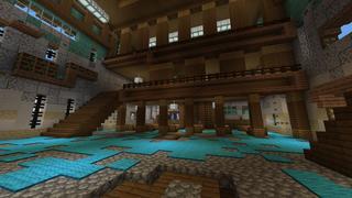 Screenshot of the Minecraft Bedrock Marketplace product Scrap Town created by Black Arts Studios.