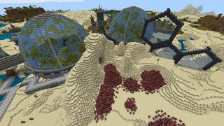 Screenshot of the Minecraft Bedrock Marketplace product Scrap Town created by Black Arts Studios.