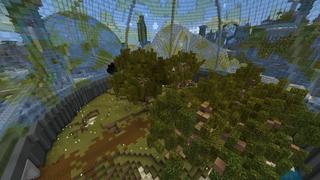 Screenshot of the Minecraft Bedrock Marketplace product Scrap Town created by Black Arts Studios.