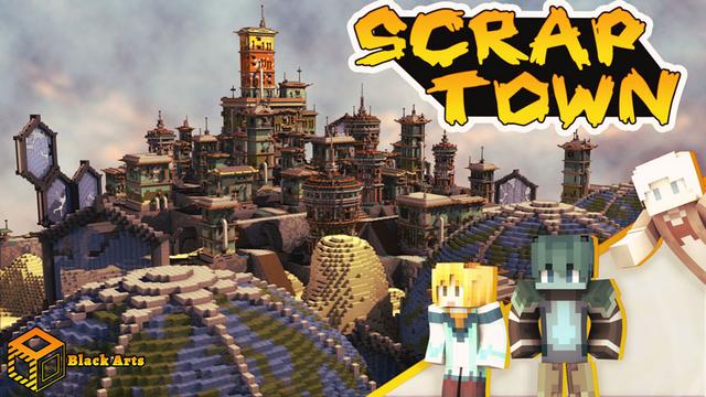 Thumbnail of the Minecraft Bedrock Marketplace product La ville de la ferraille created by Black Arts Studios.