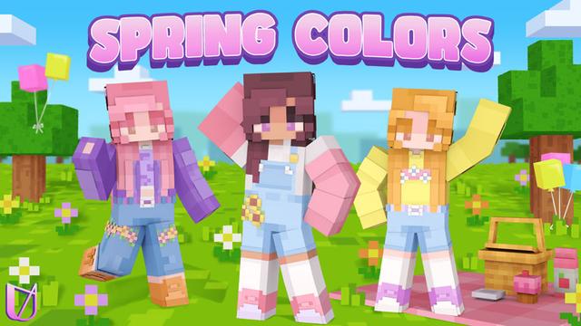 Thumbnail of the Minecraft Bedrock Marketplace product Spring Colors created by Black Arts Studios.