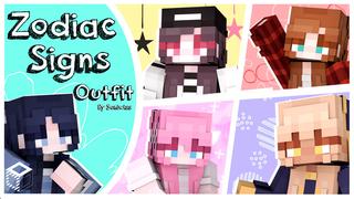 Thumbnail of the Minecraft Bedrock Marketplace product Zodiac Signs Outfit created by Black Arts Studios.