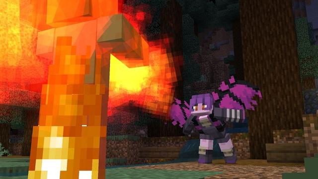 Screenshot of the Minecraft Bedrock Marketplace product Backpack Add-On created by Block Factory.