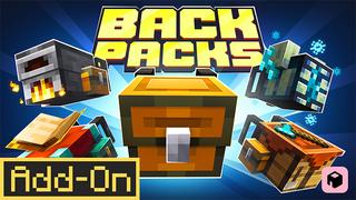 Thumbnail of the Minecraft Bedrock Marketplace product Backpack Add-On created by Block Factory.