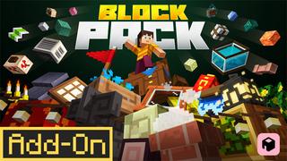 Thumbnail of the Minecraft Bedrock Marketplace product Block Pack Add-On created by Block Factory.